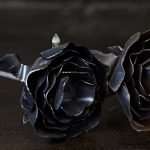 Steel roses made in welding class at Craftsman Ave