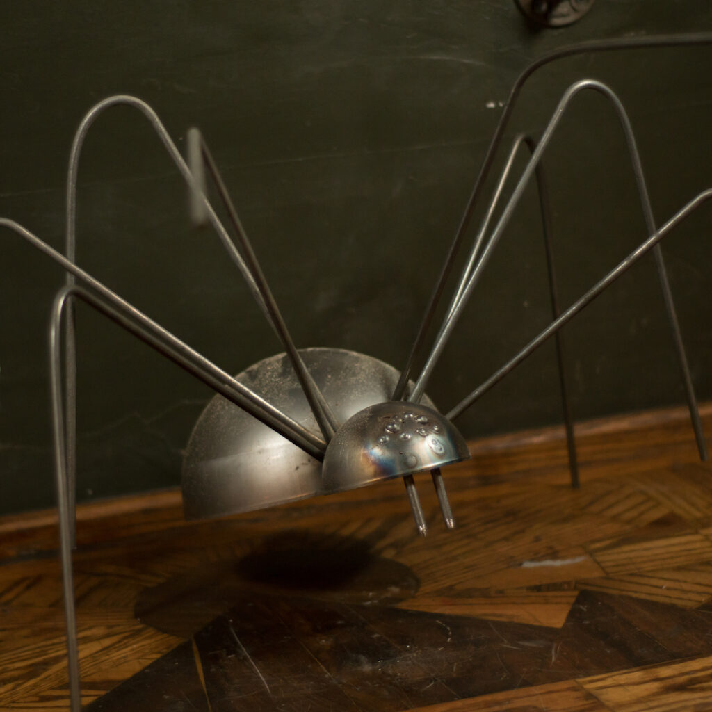 A giant welded spider